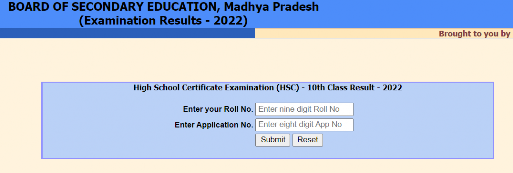 MP Board 10th result 2022, MP Board12th Result 2022