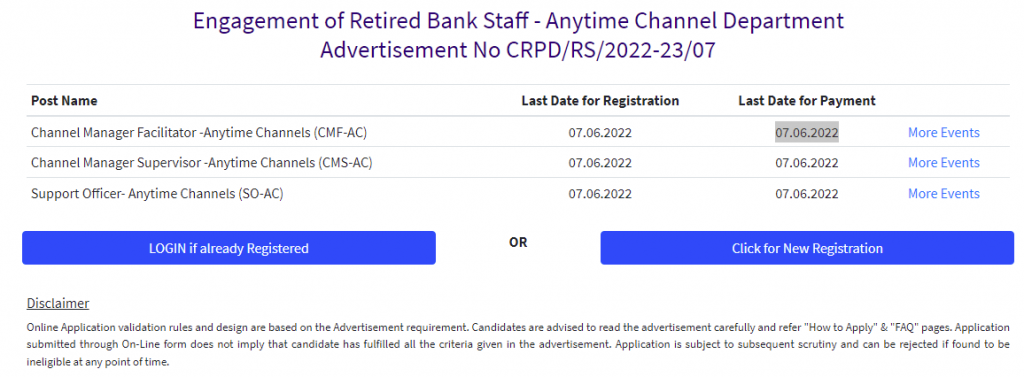 SBI Channel Manager Recruitment 2022